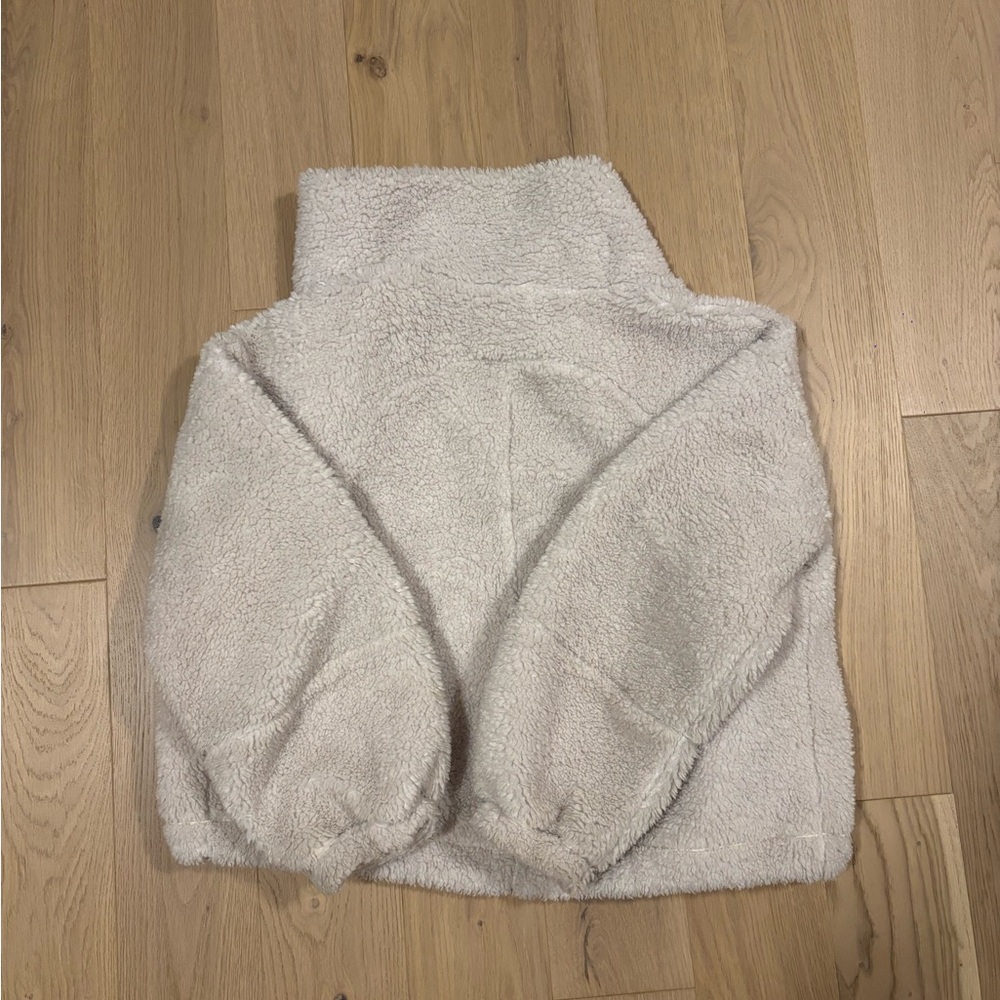 Lululemon Athletica Cream Fleece Jacket - Picture 3 of 3